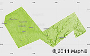 Physical Map of Askinskiy, single color outside