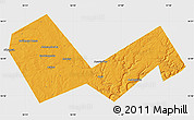 Political Map of Askinskiy, single color outside