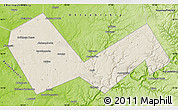 Shaded Relief Map of Askinskiy, physical outside