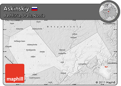 Silver Style Map of Askinskiy