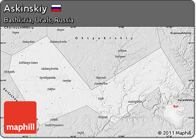 Silver Style Map of Askinskiy
