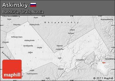 Silver Style Map of Askinskiy