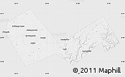 Silver Style Map of Askinskiy, single color outside