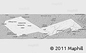 Gray Panoramic Map of Askinskiy