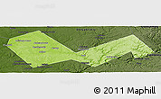 Physical Panoramic Map of Askinskiy, darken