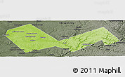 Physical Panoramic Map of Askinskiy, darken, semi-desaturated