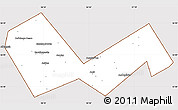 Classic Style Simple Map of Askinskiy, cropped outside