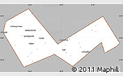 Gray Simple Map of Askinskiy, cropped outside
