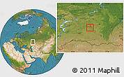 Satellite Location Map of Belebey