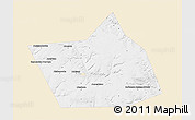 Classic Style 3D Map of Belebeyevskiy, single color outside