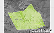 Physical 3D Map of Belebeyevskiy, darken, desaturated