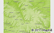 Physical 3D Map of Belebeyevskiy