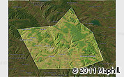 Satellite 3D Map of Belebeyevskiy, darken