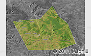 Satellite 3D Map of Belebeyevskiy, desaturated