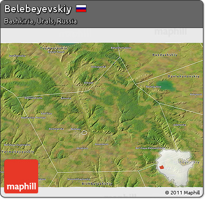 Satellite 3D Map of Belebeyevskiy