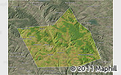 Satellite 3D Map of Belebeyevskiy, semi-desaturated