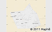 Classic Style Map of Belebeyevskiy, single color outside