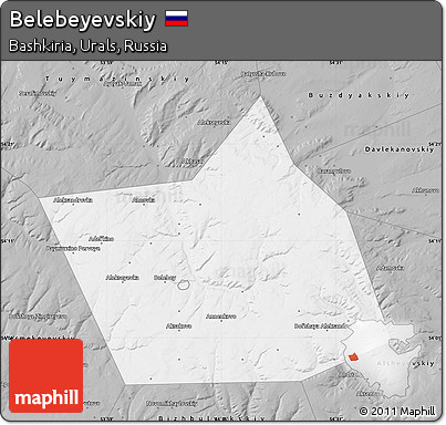 Gray Map of Belebeyevskiy
