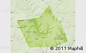 Physical Map of Belebeyevskiy, lighten