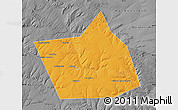 Political Map of Belebeyevskiy, desaturated