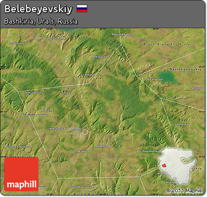 Satellite Map of Belebeyevskiy