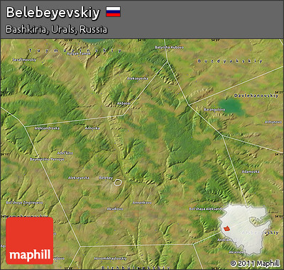 Satellite Map of Belebeyevskiy