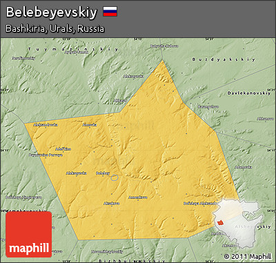 Savanna Style Map of Belebeyevskiy
