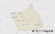 Shaded Relief Map of Belebeyevskiy, cropped outside