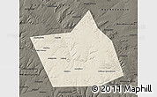 Shaded Relief Map of Belebeyevskiy, darken