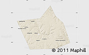 Shaded Relief Map of Belebeyevskiy, single color outside
