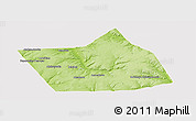 Physical Panoramic Map of Belebeyevskiy, cropped outside