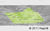 Physical Panoramic Map of Belebeyevskiy, desaturated