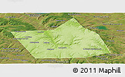 Physical Panoramic Map of Belebeyevskiy, satellite outside