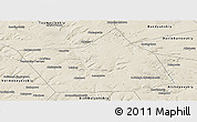 Shaded Relief Panoramic Map of Belebeyevskiy