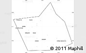 Blank Simple Map of Belebeyevskiy, cropped outside