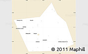 Classic Style Simple Map of Belebeyevskiy, single color outside