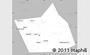 Gray Simple Map of Belebeyevskiy, single color outside