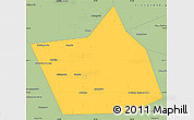 Savanna Style Simple Map of Belebeyevskiy