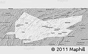 Gray Panoramic Map of Beloretskiy