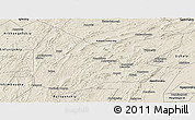 Shaded Relief Panoramic Map of Beloretskiy