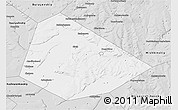 Silver Style 3D Map of Birskiy