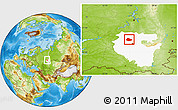 Physical Location Map of Birskiy, highlighted parent region
