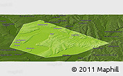 Physical Panoramic Map of Birskiy, darken