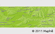 Physical Panoramic Map of Birskiy