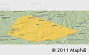 Savanna Style Panoramic Map of Birskiy