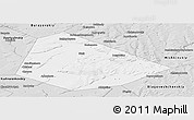 Silver Style Panoramic Map of Birskiy