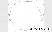 Blank Simple Map of Blagoveshchensk, cropped outside