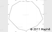 Blank Simple Map of Blagoveshchensk