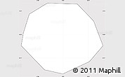 Silver Style Simple Map of Blagoveshchensk, cropped outside