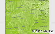 Physical 3D Map of Blagoveshchenskiy